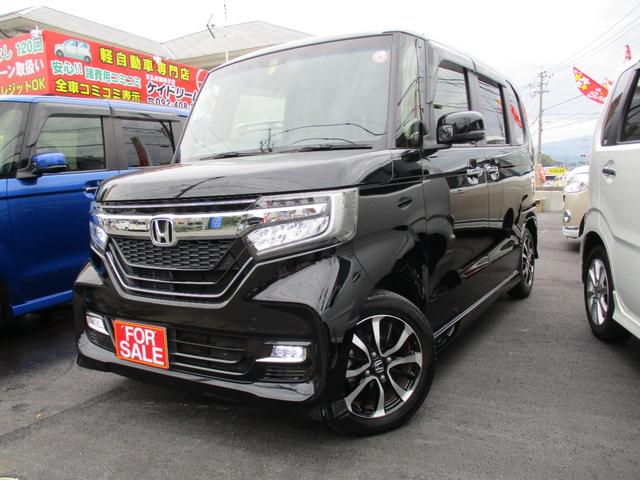 ホンダ Ｎ－ＢＯＸカスタム Ｇ・Ｌホンダセンシング　ワンオーナー禁煙車ナビＴＶバツクカメラＥＴＣプツシュスターターアイドリングストツプドラレコ軽減ブレーキリヤアシストセンサースマートキー