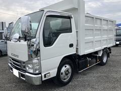 エルフトラック　　３ｔ深ダンプ　後輪ダブル　バックモニター　ナビ　メッキパーツ装着車（いすゞ）