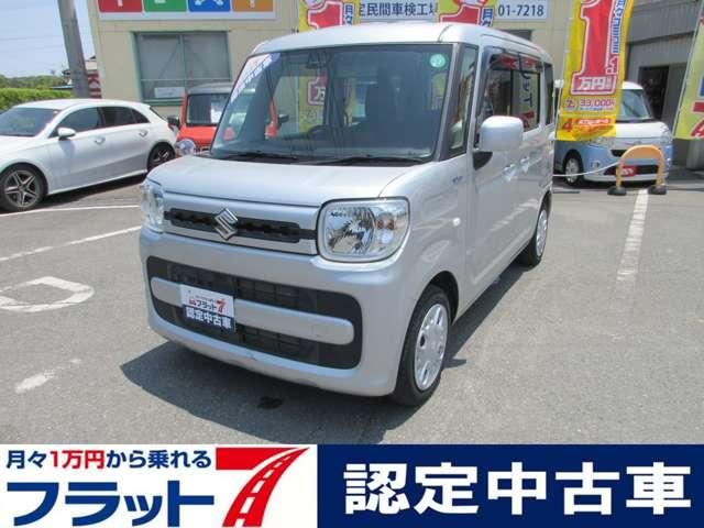 ハイブリッドＧ　フラット７認定中古車　衝突軽減ブレーキ　ワンオーナ　禁煙車　フルセグナビ　　左右スライドドア　レーンキープアシスト　アクセル踏み間違い防止装置　横滑り防止装置　盗難防止装置