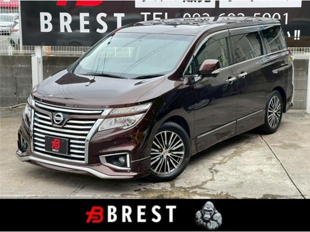 ２５０ハイウェイスタープレミアム　車検令和８年３月／メーカーナビ／アラウンドビューモニター／純正フリップダウンモニター／両側電動スライドドア／サンルーフ