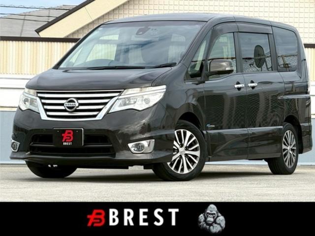 セレナ ハイウェイスターＳ－ＨＶアドバンスドセーフティパック　純正ナビ／Ｂｌｕｅｔｏｏｔｈ／フルセグＴＢ／アラウンドビューモニター／両側電動スライドドア／エマージェンシーブレーキ／レーンキープ／純正１６インチＡＷ（1枚目）