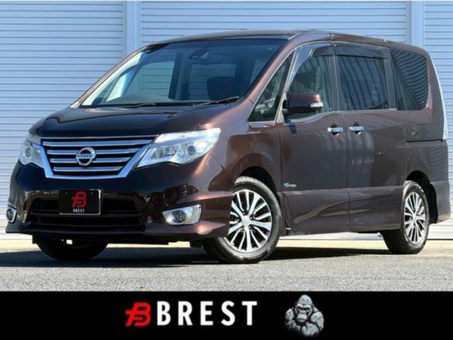 セレナ(日産) ハイウェイスター　Ｖセレ＋セーフティＩＩ　ＳＨＶ　純正ナビ／Ｂｌｕｅｔｏｏｔｈ／フルセグＴＶ／アラウンドビューモニタ／両側電動スライド／純正１６インチＡＷ／エマージェンシーブレーキ／レーンキープ／クルーズコントロール／ＥＴＣ／１オーナー／取説＆保証書 中古車画像
