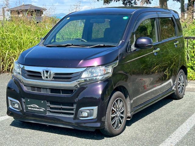 Ｎ－ＷＧＮカスタム Ｇ　ディーラー車・ＴＶ・バックカメラ・ＥＴＣ・プッシュスタート・スマートキー×２・エコモード・アルミホイール・アイドリングストップ・オートヘッドライト・横滑り防止装置（1枚目）