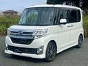 タント カスタムＲＳ　ＳＡ　ナビ・フルセグ・ＥＴＣ・ドラレコ・両側パワスラ・イージークローザー・オートエアコン・電格ミラー・ステリモ・オートヘッドライト・スマートキー・アルミホイール・衝突防止センサー・横滑り防止装置（1枚目）