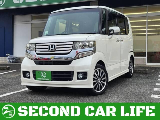 Ｎ−ＢＯＸカスタム(ホンダ) Ｇ　ターボＳＳパッケージ　社外ナビ／ＴＶ／ＥＴＣ／ドラレコ／ターボ／両側電動スライドドア／ユーザー買 中古車画像