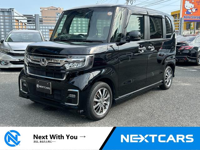ホンダ Ｎ−ＢＯＸカスタム Ｌ　ドライブレコーダー　両側スライド　片側電動