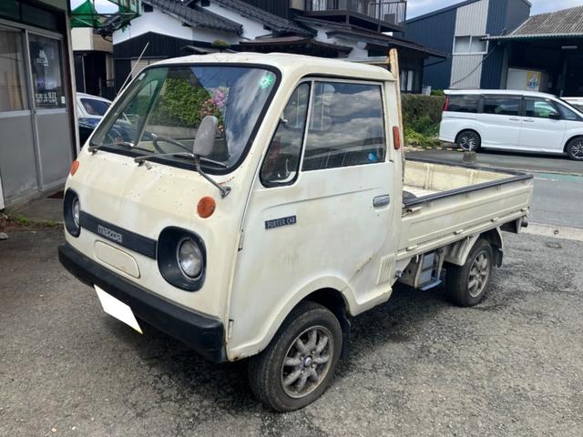　４速マニュアル車　ワタナベアルミホイール　純正タイヤあり　最大積載量３５０Ｋｇ　車検令和８年１０月まで　昭和６１年式　現状渡し