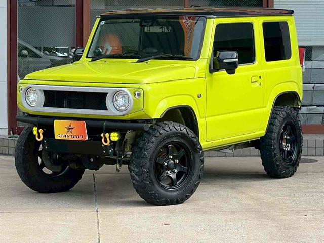 ジムニー ＸＣ　４ＷＤ　ＥＴＣ　オートクルーズコントロール　レーンアシスト　衝突被害軽減システム　オートライト　ＬＥＤヘッドランプ　ヘッドライトウォッシャー　アルミホイール　スマートキー　電動格納ミラー（1枚目）