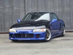 ビート ベースグレード ロールゲージ 車高調 社外AW 社外マフラー 社外ステアリング 社外シフトノブ リアスポイラー シートカバー おさる技研LEDライト GTウィングあり 中古車画像