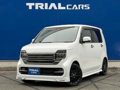 N-WGNカスタム L・ターボホンダセンシング 純正ナビ・フルセグ・バックモニター・ETC・Bluetooth・DVD再生・ハーフレザーシート・無限エアロ・純正アルミホイール・スマートキー 中古車画像