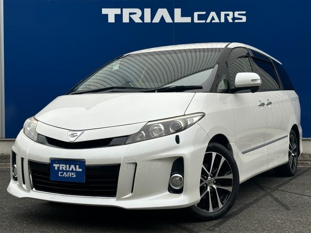 エスティマ　アエラス　２．４　プレミアムエディション 人気のパールホワイト入庫致しました！