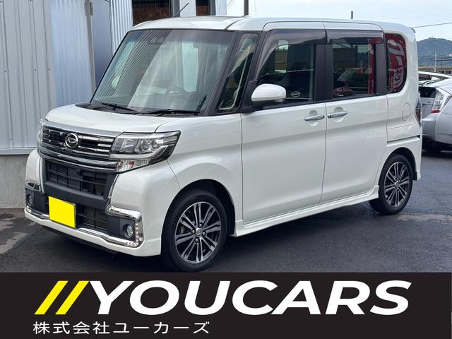 タント カスタムＲＳ　トップエディションＳＡＩＩＩ　ターボ　ワンオーナー　両側パワースライドドア　ドライブレコーダー　純正８型ナビ　Ｂｌｕｅｔｏｏｔｈオーディオ　フルセグＴＶ　バックカメラ　ＬＥＤヘッドライト　ＬＥＤフォグ　純正１５ＡＷ　シートヒーター（1枚目）