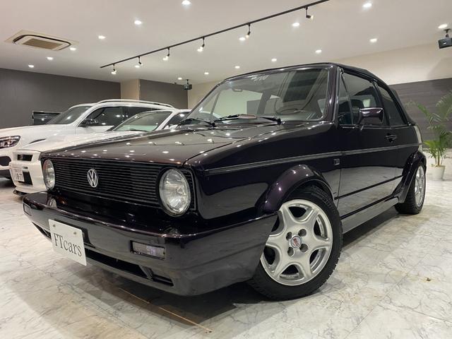 ゴルフＩＩ　カブリオ　丸目　ＢＢＳアルミホイール ディーラー車　ＢＢＳ１５ｉｎｃｈアルミホイール　ナルディ革巻ステアリング