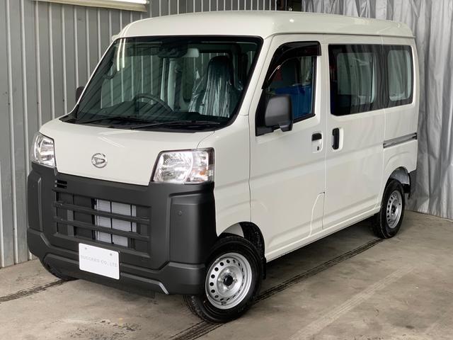 スペシャル　届け出済み未使用車　新品純正マット　バイザー　荷室マット　　ＣＶＴ　衝突被害軽減システム　クリアランスソナー　両側スライドドア　アイドリングストップ　ＥＳＣ　エアコン　軽バン