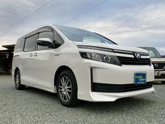 ヴォクシー ハイブリッドX ETC バックカメラ 片側電動スライドドア ナビTV バックカメラ ETC アイドリングストップ アルミホイール 3列7人乗り スマートキー ミラーウインカー 中古車画像