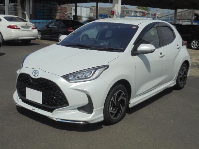 ヤリス(トヨタ) ハイブリッドＺ　最上位モデル１．５Ｚハイブリッド車　純正ナビＴＶ＋パノラミックビューモニター　トヨタセーフテイセンス車　モデリスタエアロ（Ｆ／Ｓ／Ｒ）　モデリスタ１５インチアルミホイール　スマートキー×２本 中古車画像