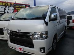 ハイエースバン スーパーGL ダークプライムII 前後ドライブレコーダー ETC 全方位カメラ ベッドキット ナビ LEDヘッドライト ブレーキサポート レーンサポート ソナー 両側電動スライドドア オートマチックハイビーム 電動格納ミラー 中古車画像