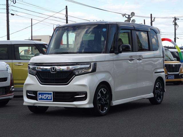 ホンダ Ｎ−ＢＯＸカスタム Ｇ　ＥＸターボホンダセンシング　ナビ　ＴＶ