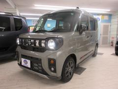 スペーシアギア ハイブリッドXZ 全方位M付ナビ スズキSS フルセグ LEDヘッドライト コーナーセンサー シートヒーター アイドリングストップ 両側電動スライドドア ルーフレール キーレス プッシュスタート 中古車画像