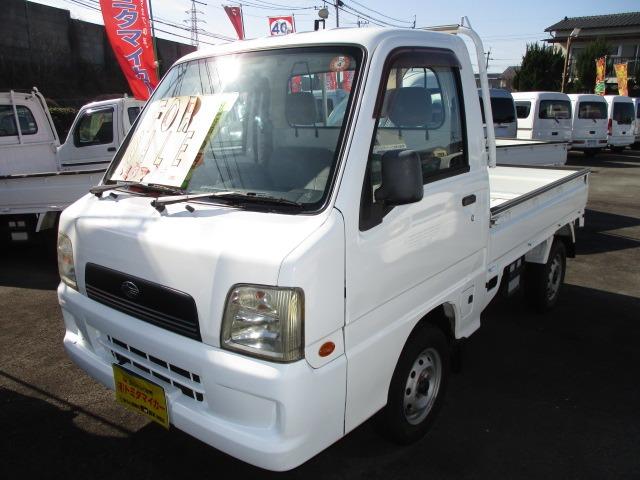 サンバートラック(スバル) ＴＢ　三方開　４ＷＤ　５速ＭＴ　４ＷＤ　タイミングベルト交換済み　パワステなし 中古車画像