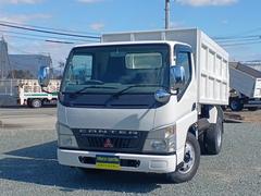 キャンター　ダンプ　Ｈ１７年式　キャンター３トン深ダンプ　高床　ダンプ式　ＤＰＤ無し全塗装済み　ボディーフェライト系ステン張り　積載量３０００ＫＧ　内寸３０５０Ｘ１６１０Ｘ１０４０（三菱ふそう）