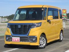 スペーシアカスタム ハイブリッドGS ・純正8型ナビTV・CD・DVD・左電動スライド・運転席ヒートシーター 中古車画像