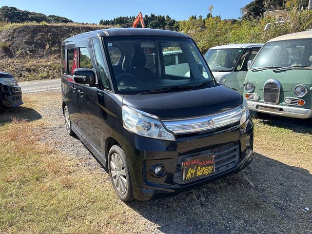 スペーシアカスタム XS アイドリングストップ ナビ ETC 両側パワースライド スマートキー(1枚目)