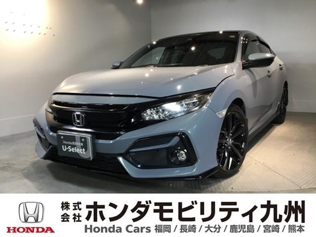 シビック(ホンダ) ハッチバック　メモリーナビ　リアカメラ　ＥＴＣ　追突軽減ブレーキ　盗難防止装置　Ｂモニター　横滑防止　シートヒーター付き　ＬＥＤライト　フルセグＴＶ　スマートキー　ＡＡＣ　ナビ・ＴＶ　サイドカーテンエアバック 中古車画像