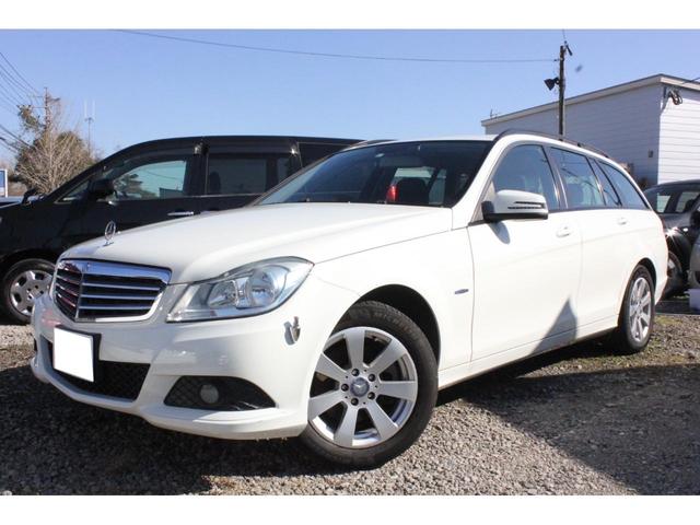 メルセデス・ベンツ Ｃクラスステーションワゴン Ｃ２００ブルーエフィシェンシーワゴン　ドライブレコーダー、ナビ、パワーシート、１６インチアルミホイール、オートエアコン、ヘッドライトレベライザー