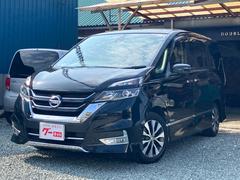 セレナ ハイウェイスター 8人乗り エマージェンシーブレーキ クルーズコントロール シートカバー ナビTV アラウンドビューモニター フリップダウンモニター Bluetooth DVD ブルーレイ ドラレコ インテリキー 中古車画像