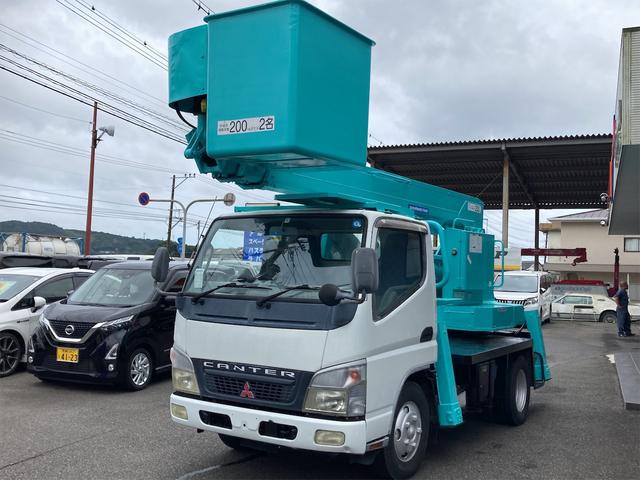 三菱ふそう キャンター 　高所作業車　作業床積載荷重２００ｋｇ　アーム１２ｍ