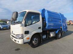 デュトロ 2tプレス式塵芥車 モリタエコノス製 容積4.2立米 汚水タンクステンレス 助手席スライドドア 150馬力 中古車画像