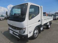 キャンター 3t全低床強化ダンプ 極東開発製 令和7年式 150馬力 走行225km 4ナンバー 中古車画像