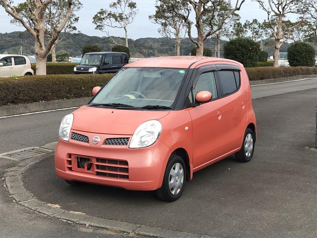 日産 モコ Ｅ　インテリジェントキー　ベンチシート　オートエアコン　タイミングチェーン　電動格納ドアミラー　ＡＢＳ　運転席・助手席エアバック