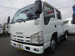 エルフトラック Wキャブフルフラットロー 4WD 5速マニュアル 6人乗り 1.5t キーレス ドライブレコーダー 電動格納ミラー フォグランプ デンソーリアヒーター ミラーヒーター WP 中古車画像