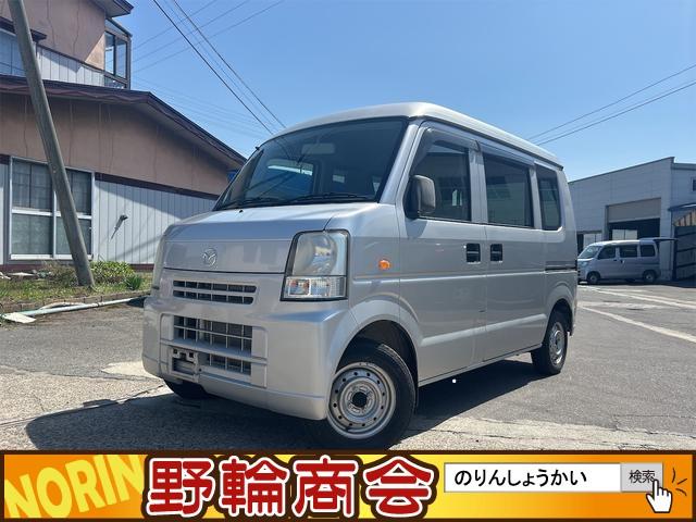 マツダ スクラム ＰＣ　４ＷＤ　８ヶ月８０００ｋｍ保証付き　走行６５００ｋｍ　ＭＴ　両側スライドドア　キーレスエントリー　アルミホイール　エアコン　パワーウィンドウ　運転席エアバッグ　助手席エアバッグ