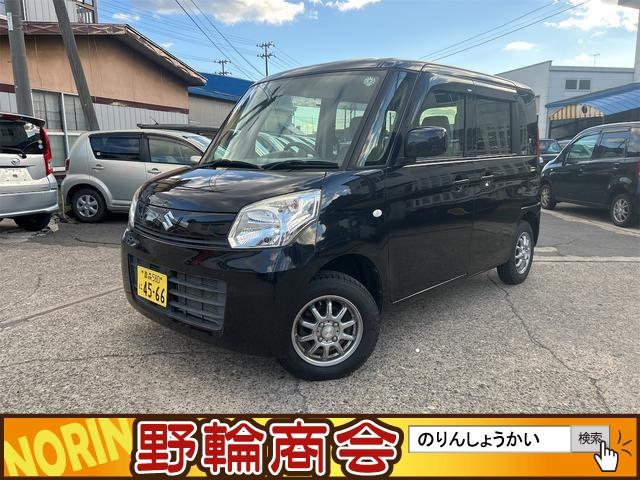 スペーシア G 4WD 8ヶ月8000KM保証付き 両側スライドドア TV スマートキー アイドリングストップ 電動格納ミラー ベンチシート CVT アルミホイール エアコン(1枚目)