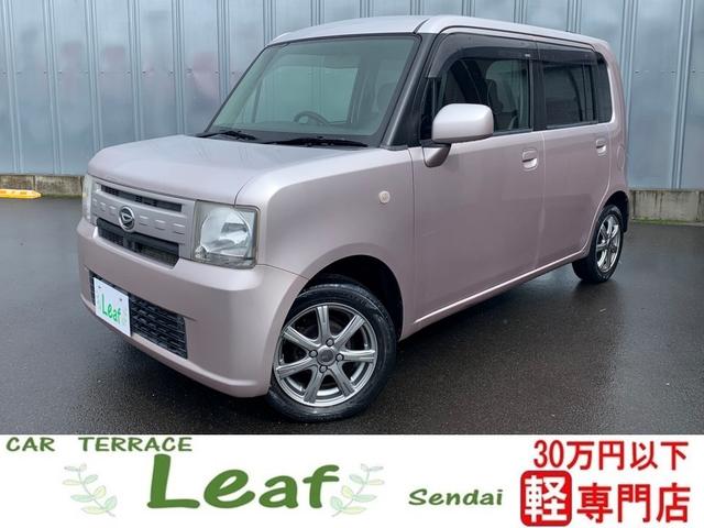 ムーヴコンテ 　４ＷＤ（車検２年）基本装備フル装備　キーレス　衝突安全ボディ　アイドリングストップ　電格ミラー　本革Ｓ　レベライザー　純正ＣＤオーディオ　社外１４インチＡＷ付サマータイヤ　タイミングチェーンエンジン（1枚目）