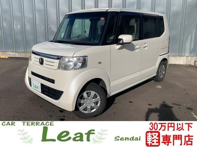 Ｎ－ＢＯＸ 　（車検２年）基本装備フル装備　Ｐスタート　Ｓキー×２　横滑り防止機能　ＰＷ　ＰＳ　ＡＢＳ　アイドリングストップ　片側パワースライドドア　電格ミラー　純正ＳＤナビ　Ｂカメラ　タイミングチェーンエンジン（1枚目）