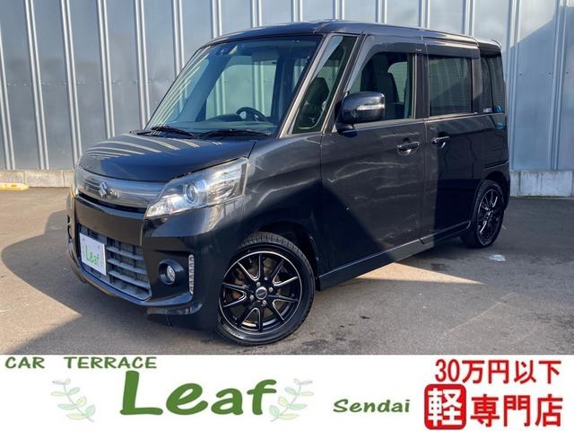 スペーシアカスタム(スズキ) ＸＳリミテッド　（車検２年）基本装備フル装備　オートＨＩＤヘッドライト　横滑り防止機能　両側パワスラ　衝突軽減　ＥＴＣ　純正ＳＤナビ　Ｂｌｕｅｔｏｏｔｈ　Aftermarket１５インチＡＷ付サマータイヤ　タイミングチェーンエンジン 中古車画像