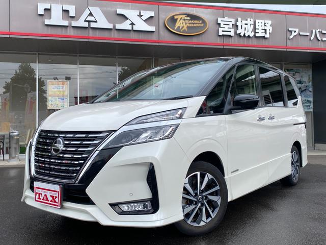 日産 セレナ ハイウェイスターＶ　後期　禁煙車　１０インチフルセグナビ