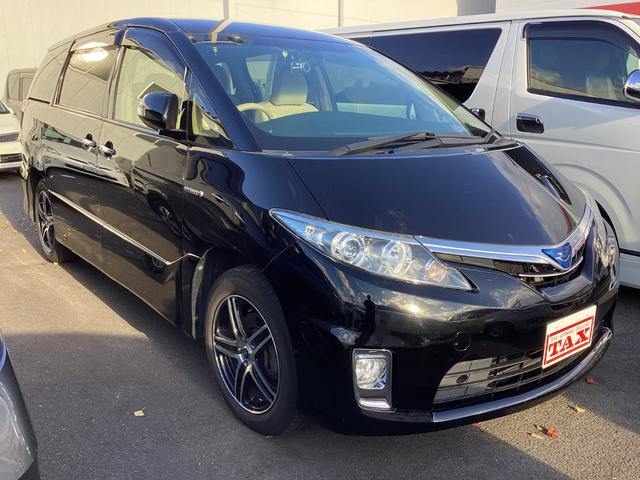 エスティマハイブリッド(トヨタ) Ｘ　車輛評価４．５点／４ＷＤ／Aftermarketナビ／前後ドラレコ／ＥＴＣ／バックカメラ／クルーズコントロール／ＡＣ１００Ｖ／８人乗り 中古車画像