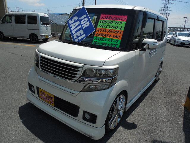 ホンダ Ｎ−ＢＯＸカスタム Ｇ　ターボパッケージ　ＡＢＳ　ダブルＳＲＳ