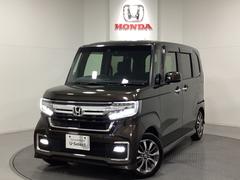 N-BOXカスタム L 光触媒抗菌消臭施工済 両席電動スライドドア Pソナー サイドエアバッグ ナビTV Aストップ シートヒータ ベンチシート キーフリーシステム LEDライト リアカメ クルーズコントロール AC ETC 中古車画像