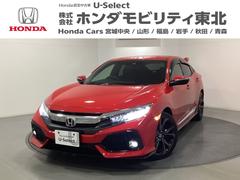 シビック ハッチバック 光触媒抗菌消臭施工済 追突軽減ブレーキ 盗難防止装置 Bモニター 横滑防止 Aライト シートヒーター付き LEDライト フルセグTV スマートキー AAC ナビ・TV サイドカーテンエアバック ETC 中古車画像