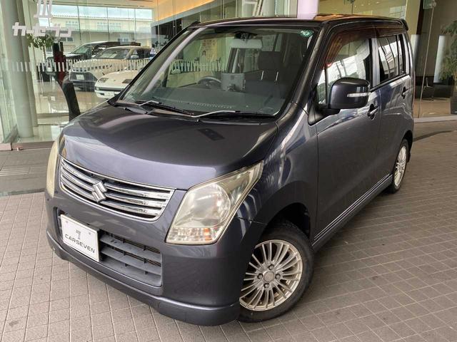 ワゴンＲ ＦＸリミテッド　社外ナビ（ＣＮ－ＧＬ７０６Ｄ）・ＥＴＣ・ＣＤ・キーレスエントリー・パワーウィンドウ・電動格納ミラー・ベンチシート・パワーステアリング・衝突安全ボディ・禁煙車（1枚目）