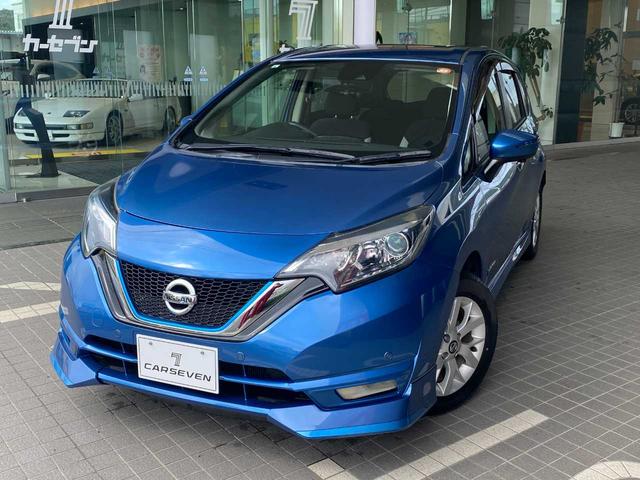 ノート ｅ－パワー　Ｘ　純正プロテクターエアロ・全周囲カメラ・純正ナビ（ＭＭ３１９Ｄ－Ｗ）・ＥＴＣ・禁煙車・ＵＳＢ・ＣＤ・ＤＶＤ・衝突被害軽減・クリアランスソナー・フロントフォグランプ（1枚目）