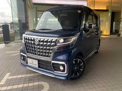 スペーシアカスタム ハイブリッドXS Panasonicナビ(CN-RZ875)・バックカメラ・両側電動スライド・デュアルカメラブレーキサポート・Bluetooth接続・シートヒーター・LEDヘッドライト・USB接続 中古車画像