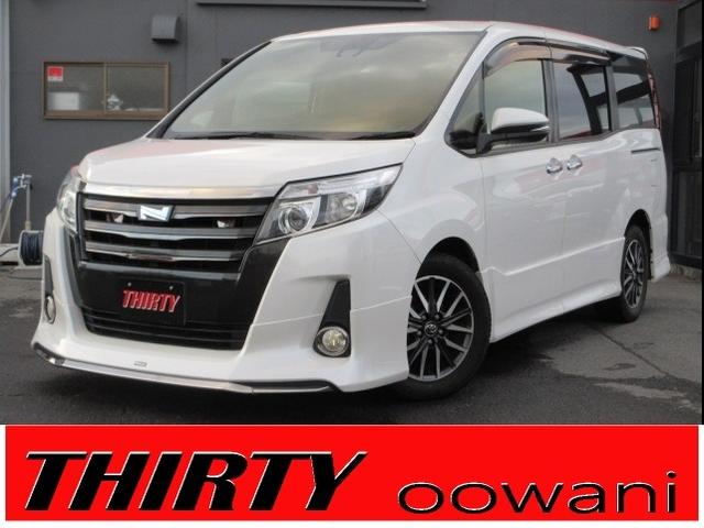 ノア(トヨタ) Ｓｉ　ダブルバイビー　４ＷＤ　アルパイン大型ナビ　両側パワースライド　ＥＴＣ　クルーズコントロール　バックカメラ　モデリスタエアロ　ローダウン　オートハイビーム　ドアバイザー　ＬＥＤヘッドライト　前側フォグ　純正１６ＡＷ 中古車画像