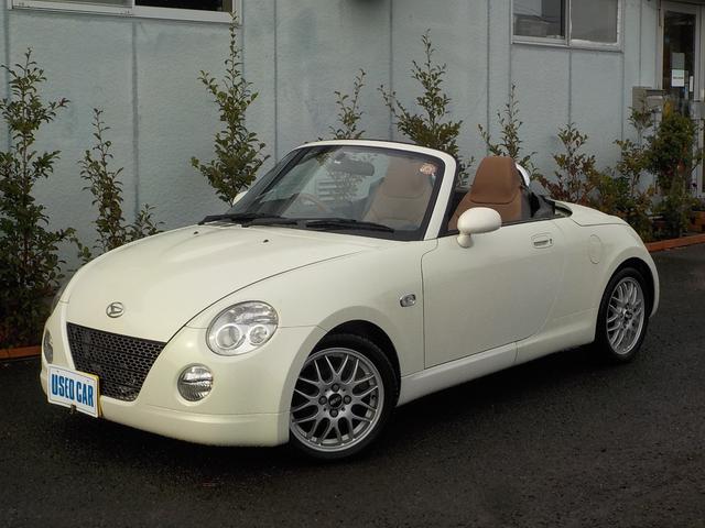 コペン(ダイハツ) アクティブトップ　Ｗエアバック　ＡＢＳ　左右シートヒーター　キーレス　ディスチャージヘッドランプ　革調シートカバー　ＢＢＳアルミ　Aftermarketナビ　地デジ　ＤＶＤ視聴可　ミュージックサーバー　バックカメラ　屋根開閉スムーズです 中古車画像